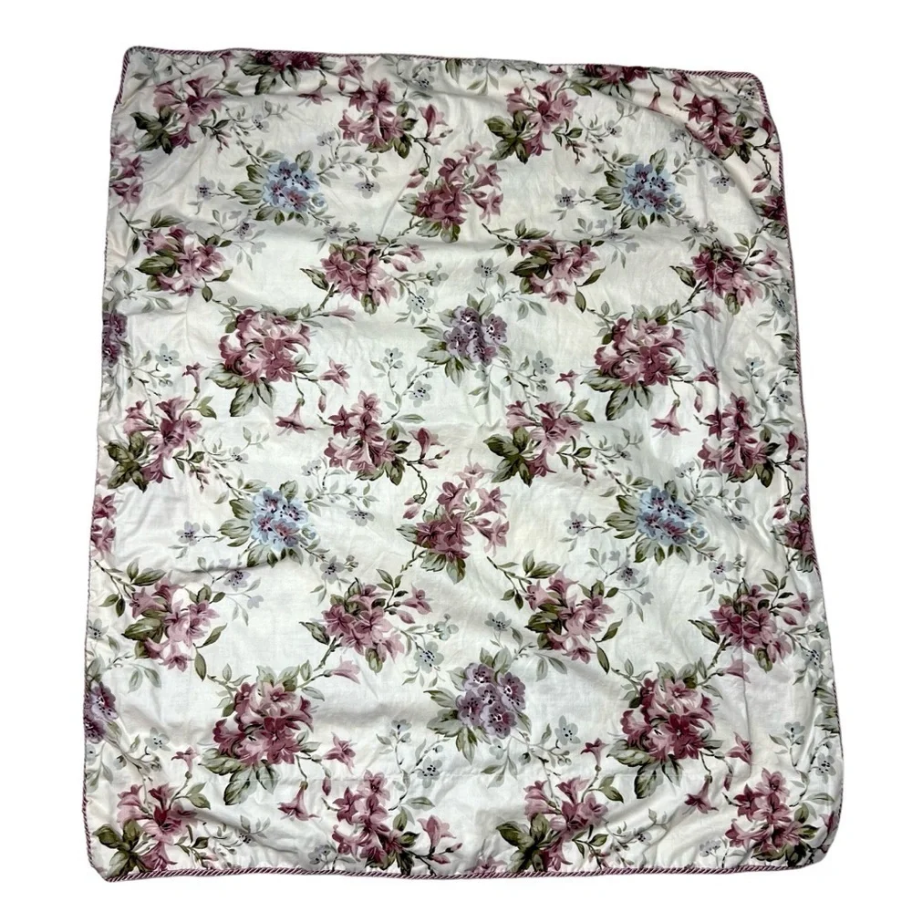 2 Waverly Rose Standard Pillow Shams Floral Gingham Norfolk Sonata Cottagecore